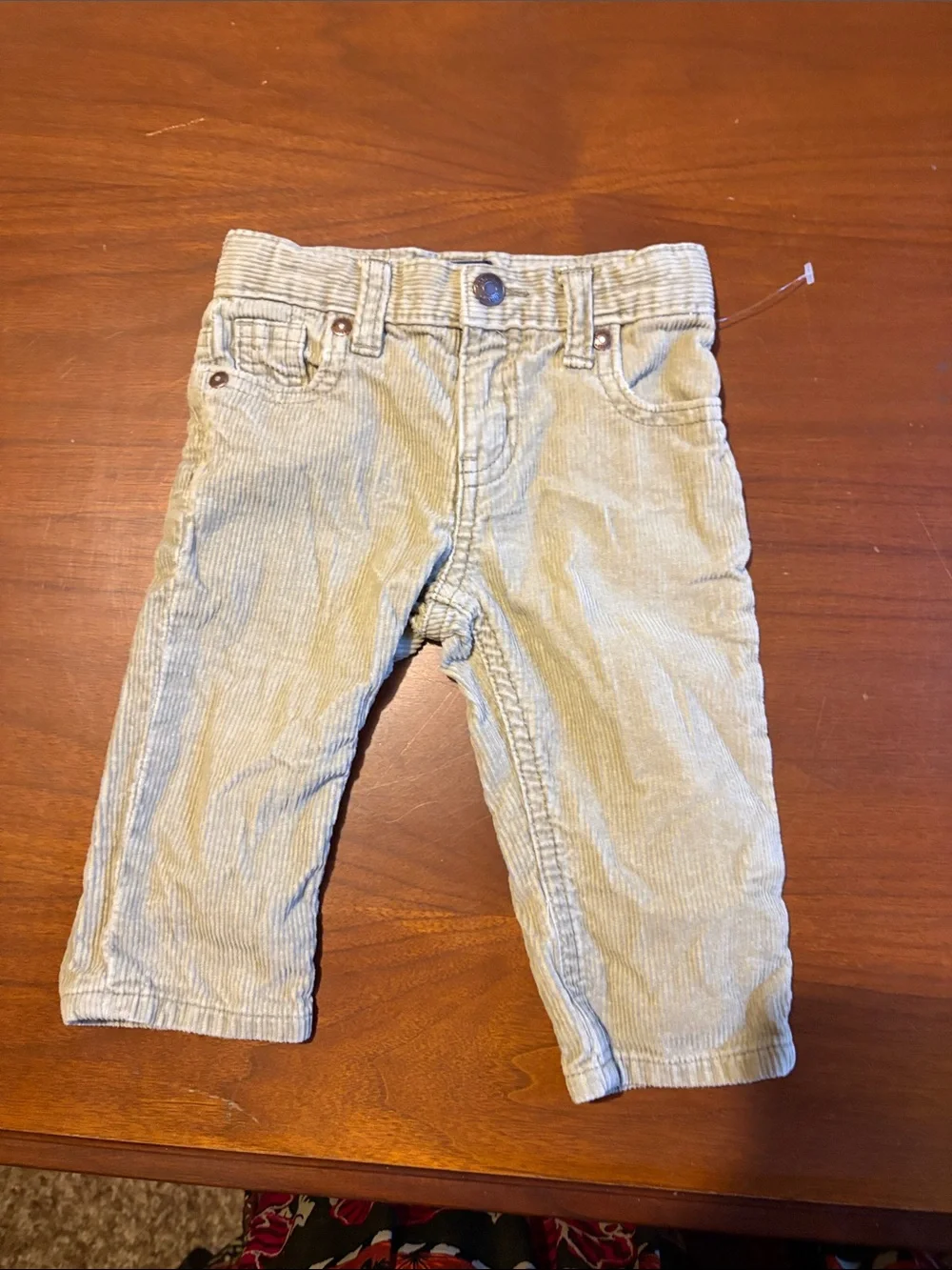 OshKosh B'gosh Light Beige Corduroy Jeans for Kids